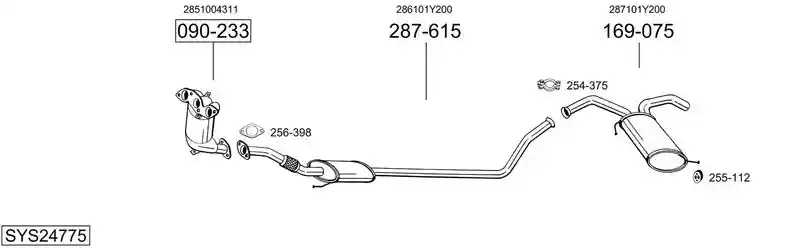 BOSAL SYS24775