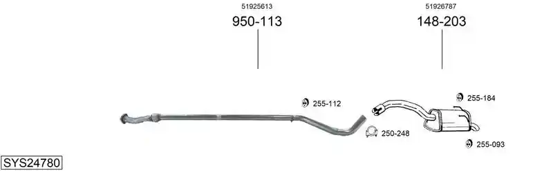 BOSAL SYS24780