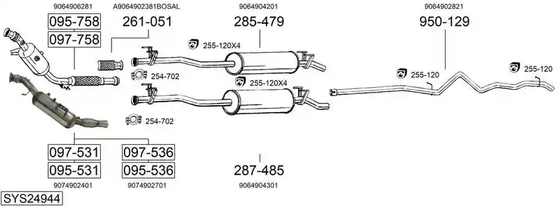 BOSAL SYS24944