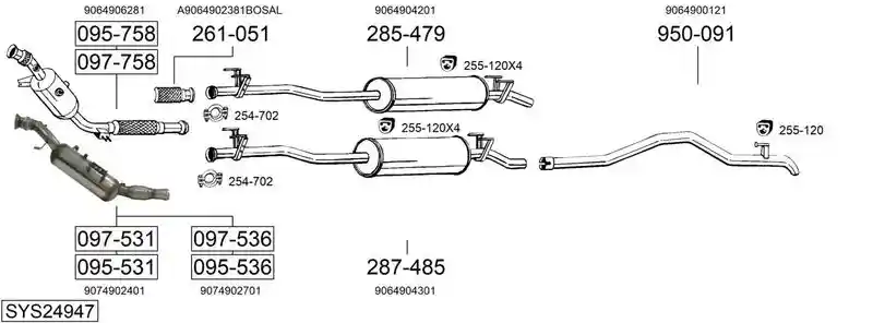 BOSAL SYS24947