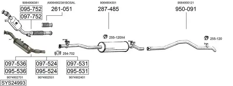 BOSAL SYS24993