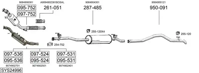 BOSAL SYS24996