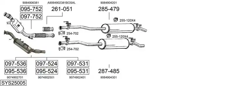 BOSAL SYS25005