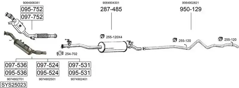 BOSAL SYS25023