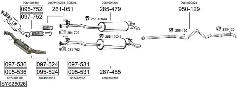 BOSAL SYS25026