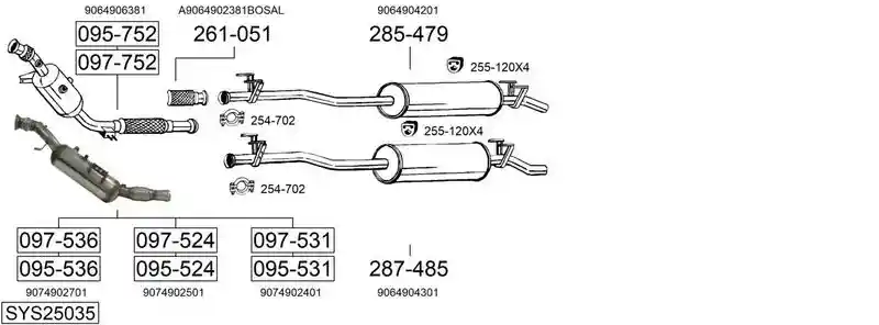 BOSAL SYS25035
