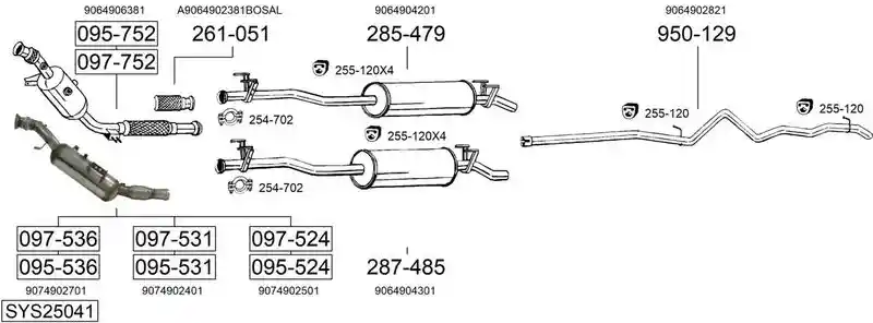 BOSAL SYS25041