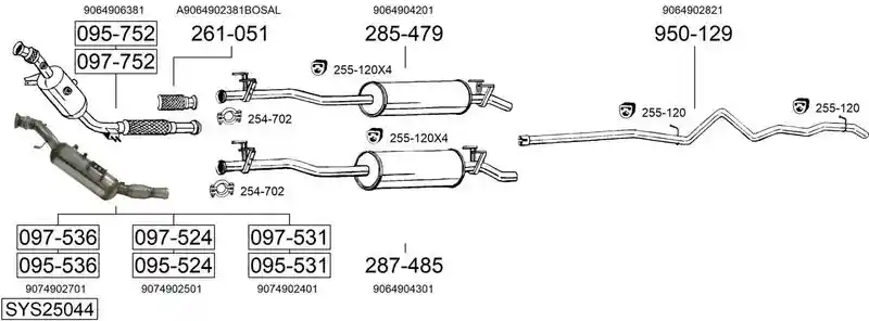 BOSAL SYS25044