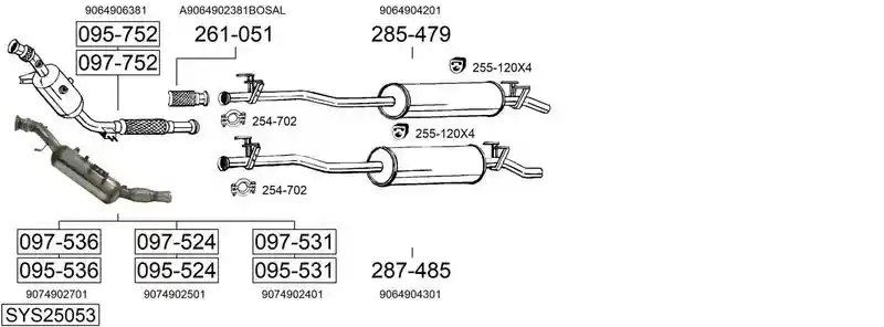 BOSAL SYS25053