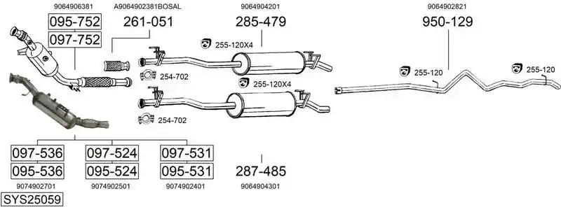 BOSAL SYS25059