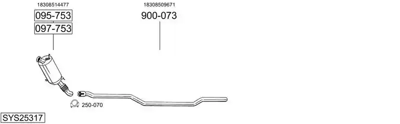 BOSAL SYS25317