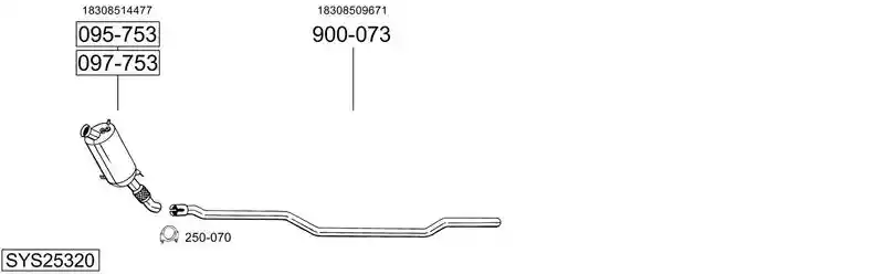BOSAL SYS25320