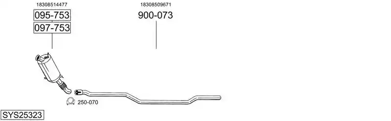 BOSAL SYS25323