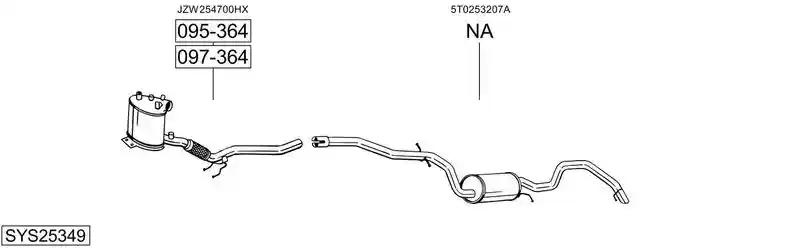 BOSAL SYS25349