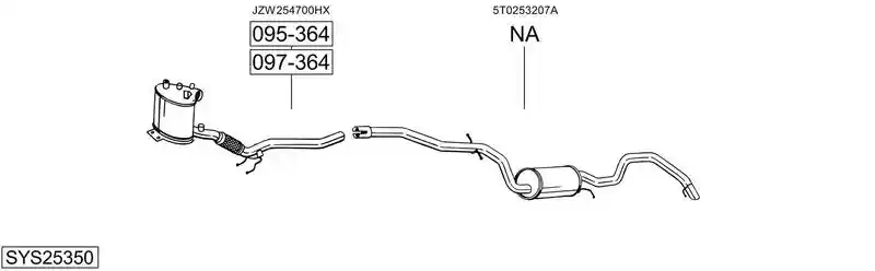BOSAL SYS25350