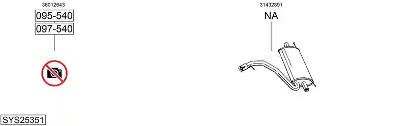 BOSAL SYS25351