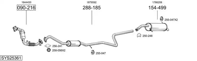 BOSAL SYS25361