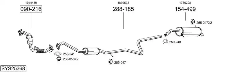 BOSAL SYS25368