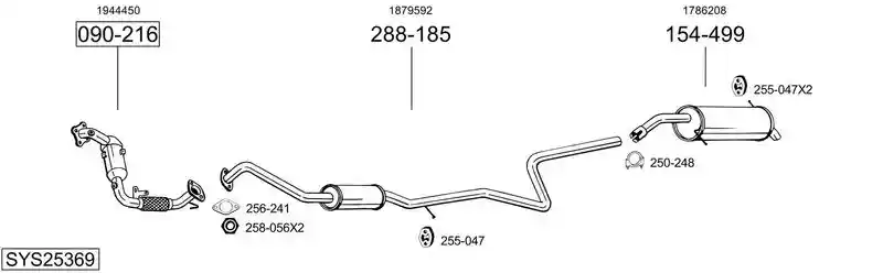 BOSAL SYS25369