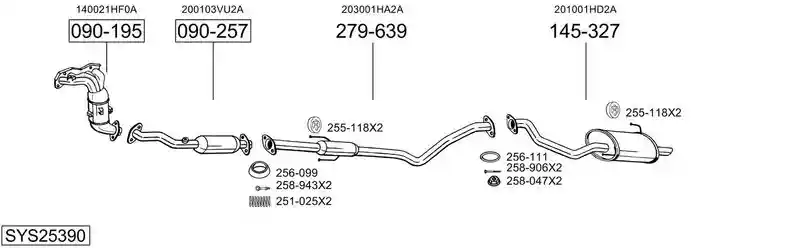 BOSAL SYS25390