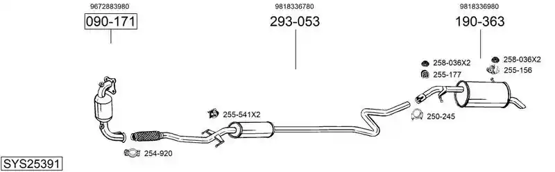 BOSAL SYS25391