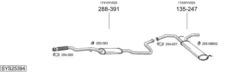 BOSAL SYS25394