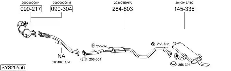 BOSAL SYS25556