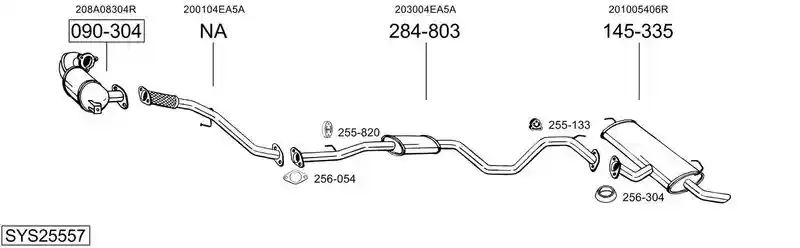 BOSAL SYS25557