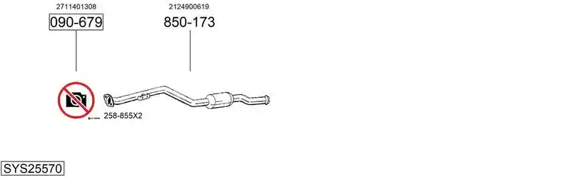 BOSAL SYS25570