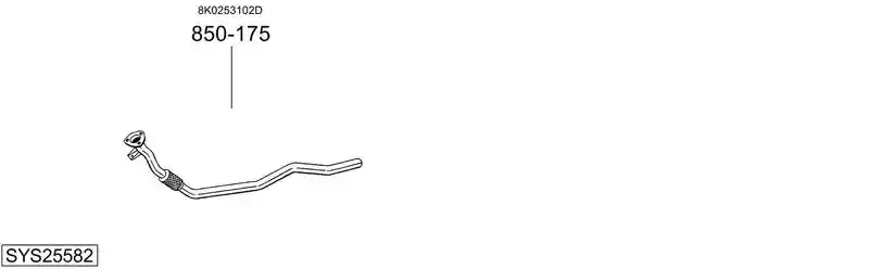 BOSAL SYS25582