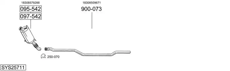 BOSAL SYS25711