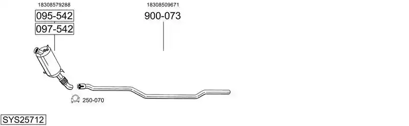 BOSAL SYS25712