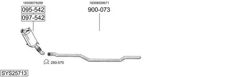 BOSAL SYS25713