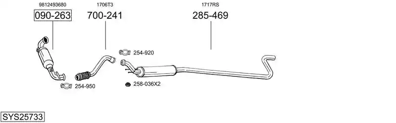BOSAL SYS25733