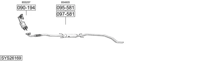 BOSAL SYS26169