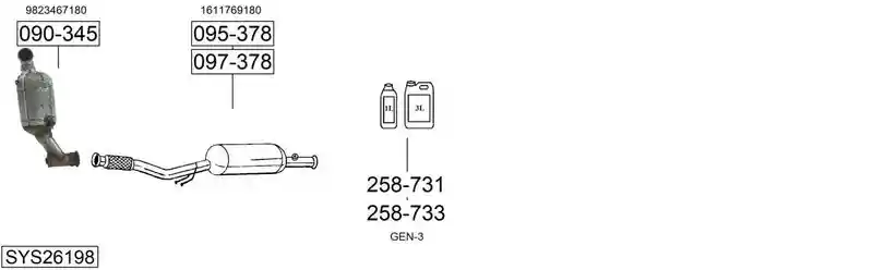 BOSAL SYS26198