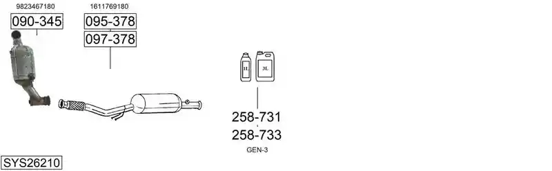 BOSAL SYS26210