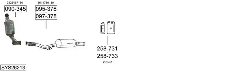 BOSAL SYS26213