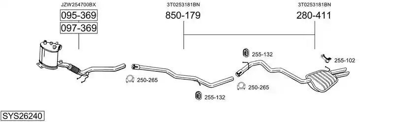 BOSAL SYS26240
