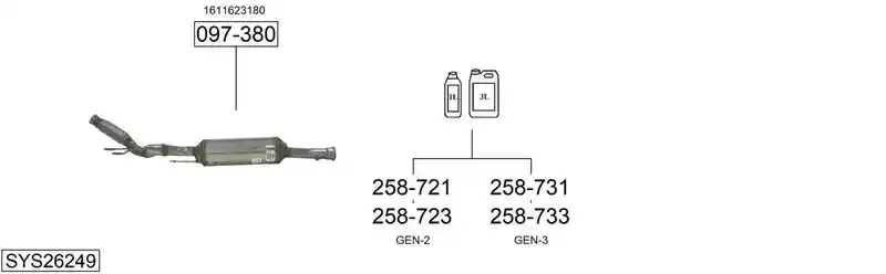 BOSAL SYS26249