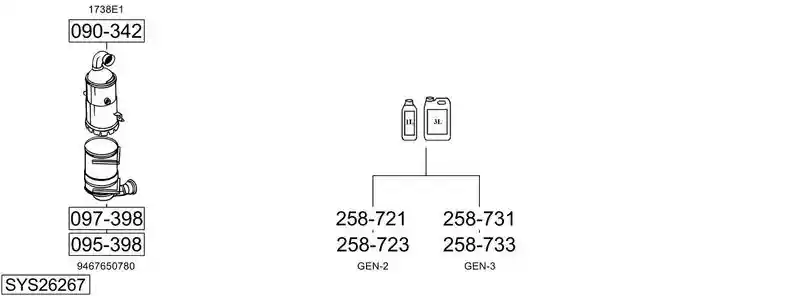 BOSAL SYS26267
