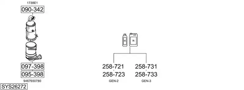 BOSAL SYS26272