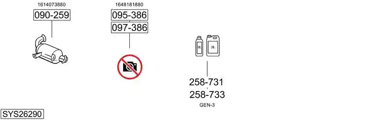 BOSAL SYS26290