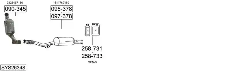 BOSAL SYS26348
