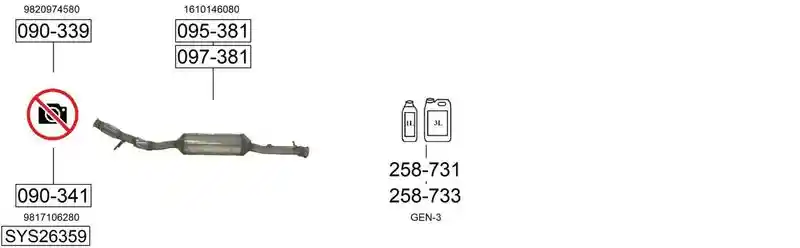 BOSAL SYS26359