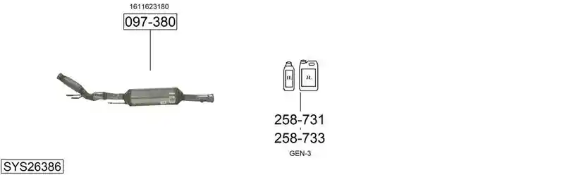 BOSAL SYS26386