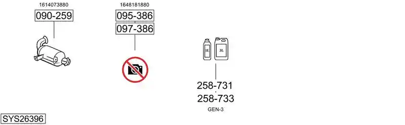 BOSAL SYS26396