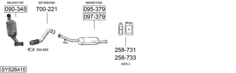 BOSAL SYS26410