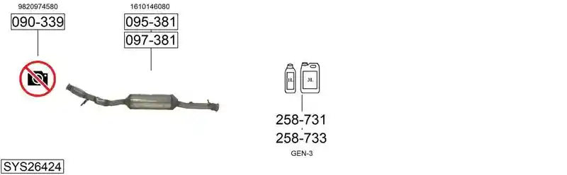 BOSAL SYS26424