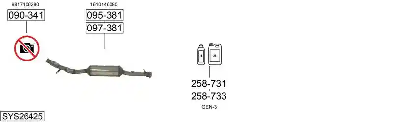 BOSAL SYS26425